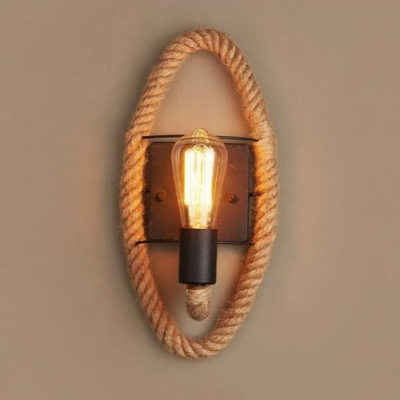 Lisslune | RetroGlow Wall Light – Stylish Vintage Design with Unique Round Frame