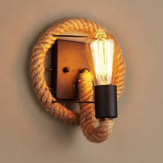 Lisslune | RetroGlow Wall Light – Stylish Vintage Design with Unique Round Frame