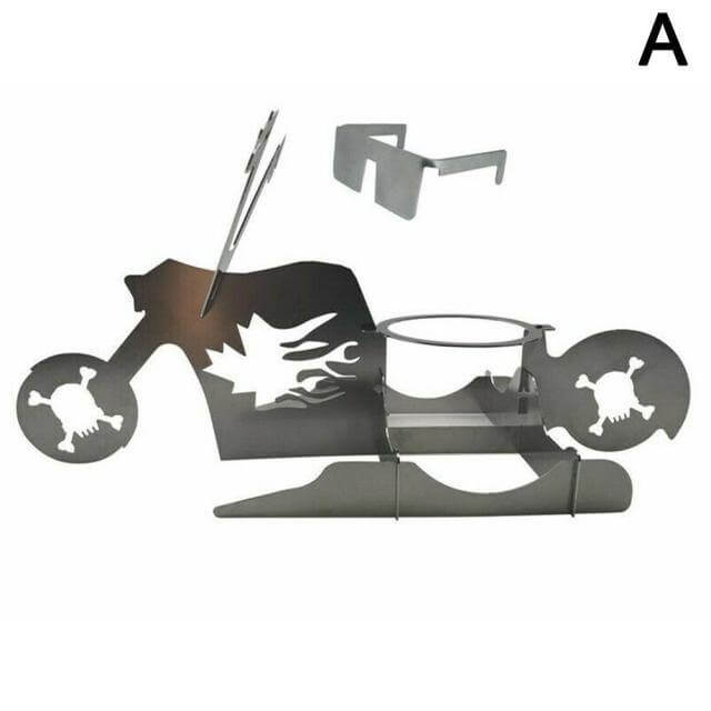 Lisslune | Motorcycle Chicken Grill Stand Rack