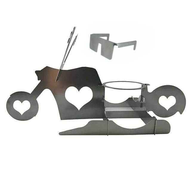 Lisslune | Motorcycle Chicken Grill Stand Rack