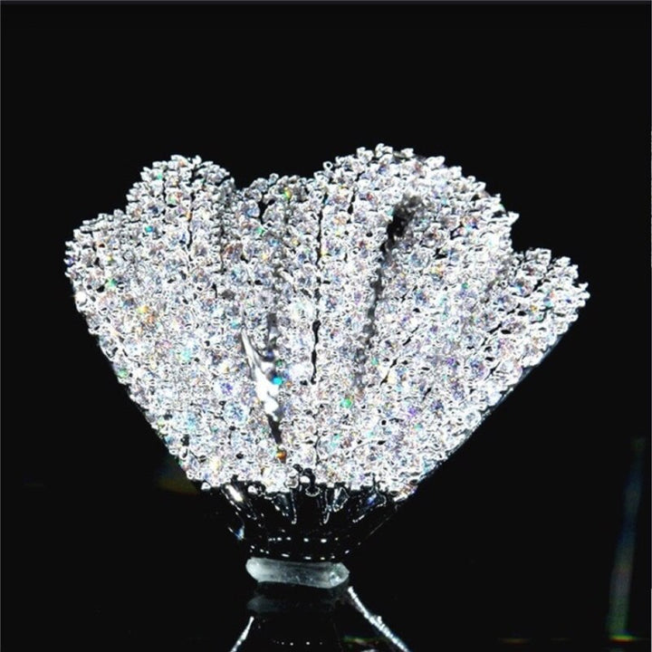 Lisslune | Luxury Jewelry Multilayer Zircon Charm Ladies Ring