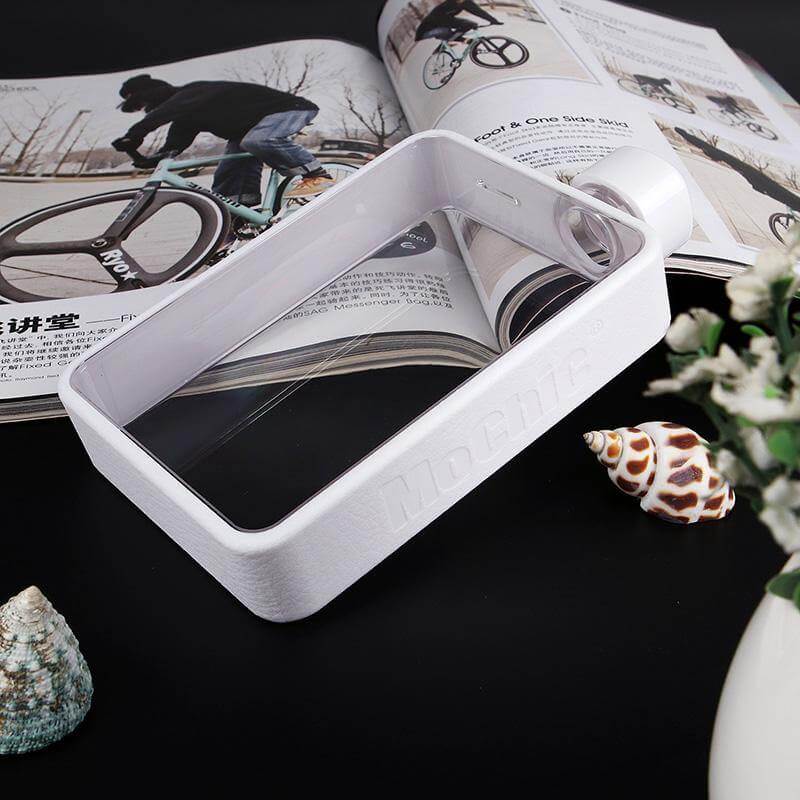 Lisslune | Rectangular Flat Transparent Leak-proof Thermos