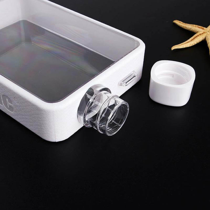 Lisslune | Rectangular Flat Transparent Leak-proof Thermos