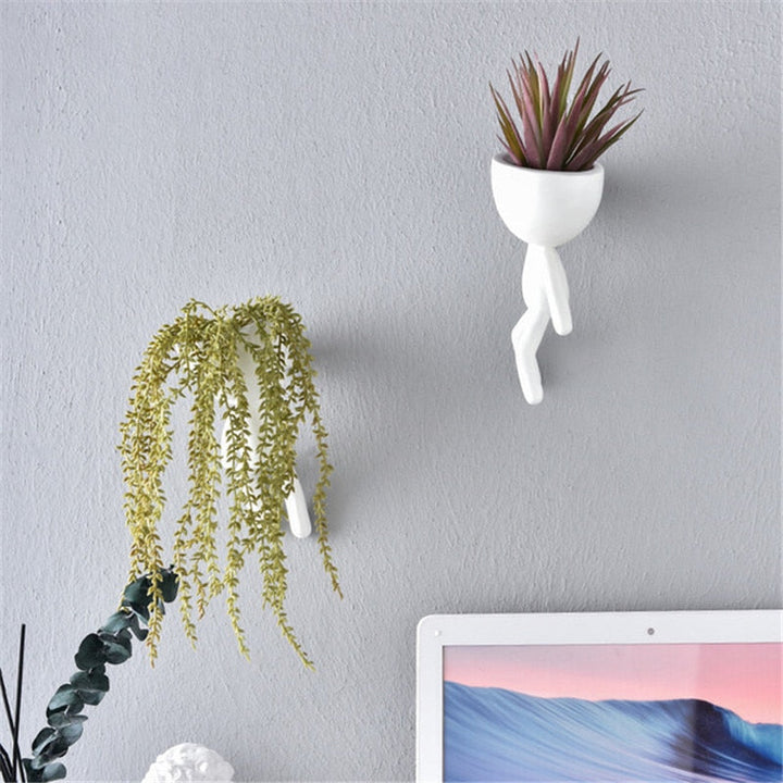 Lisslune | Nordic Hanging Miniature Human Flower Pots