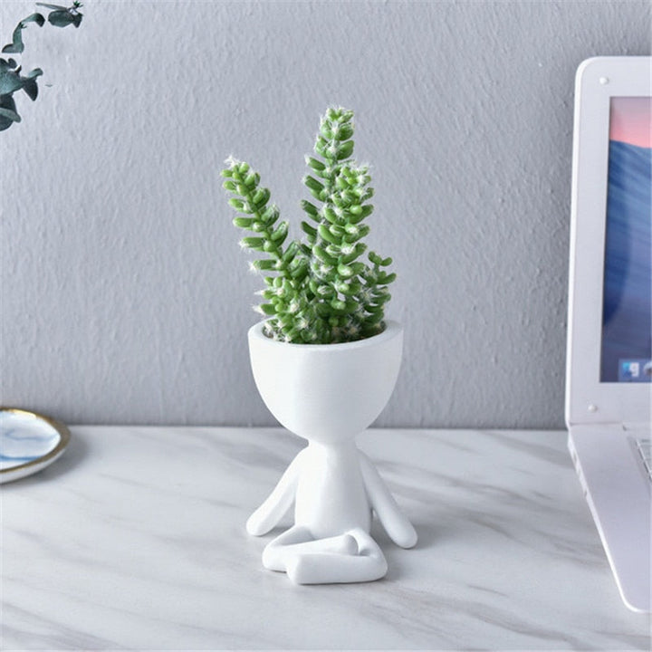 Lisslune | Nordic Hanging Miniature Human Flower Pots