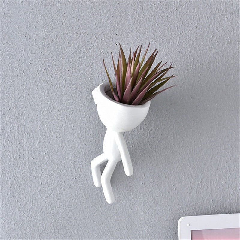 Lisslune | Nordic Hanging Miniature Human Flower Pots