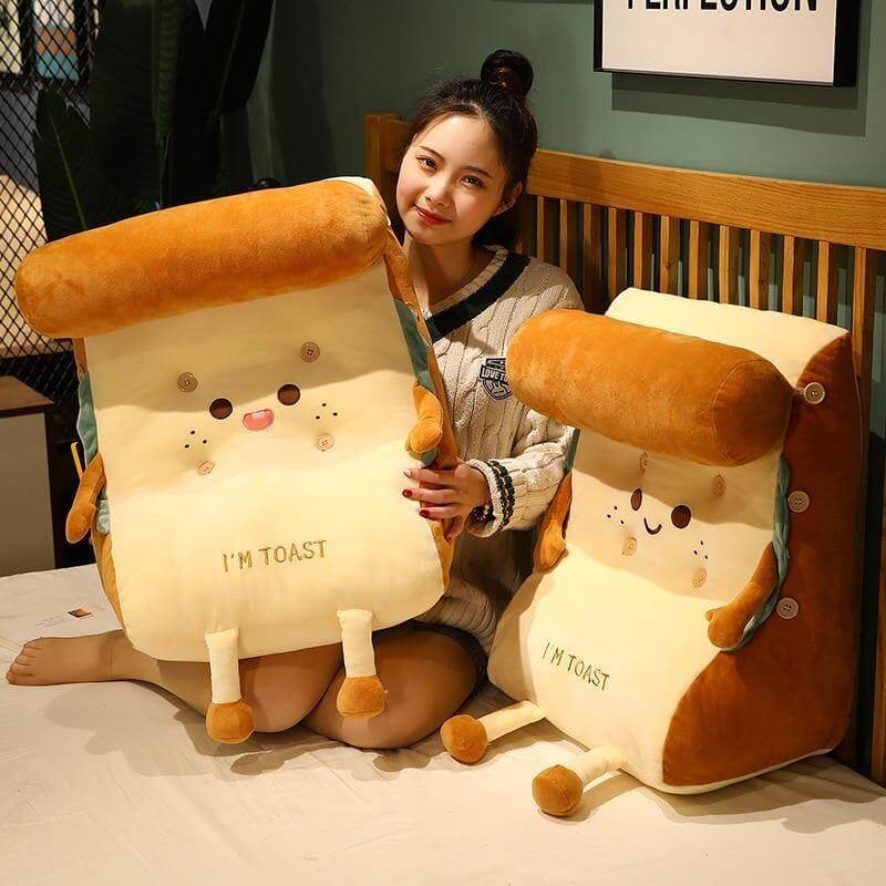 Lisslune | I AM TOAST Cute Bedside Comfy Washable Pillow