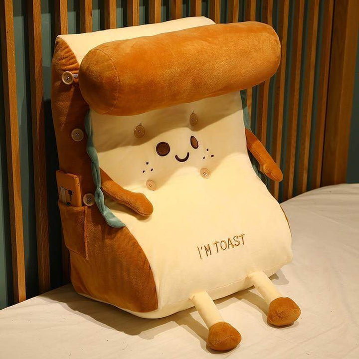 Lisslune | I AM TOAST Cute Bedside Comfy Washable Pillow