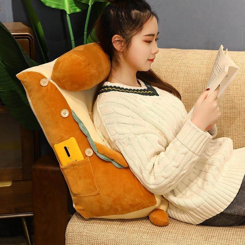 Lisslune | I AM TOAST Cute Bedside Comfy Washable Pillow