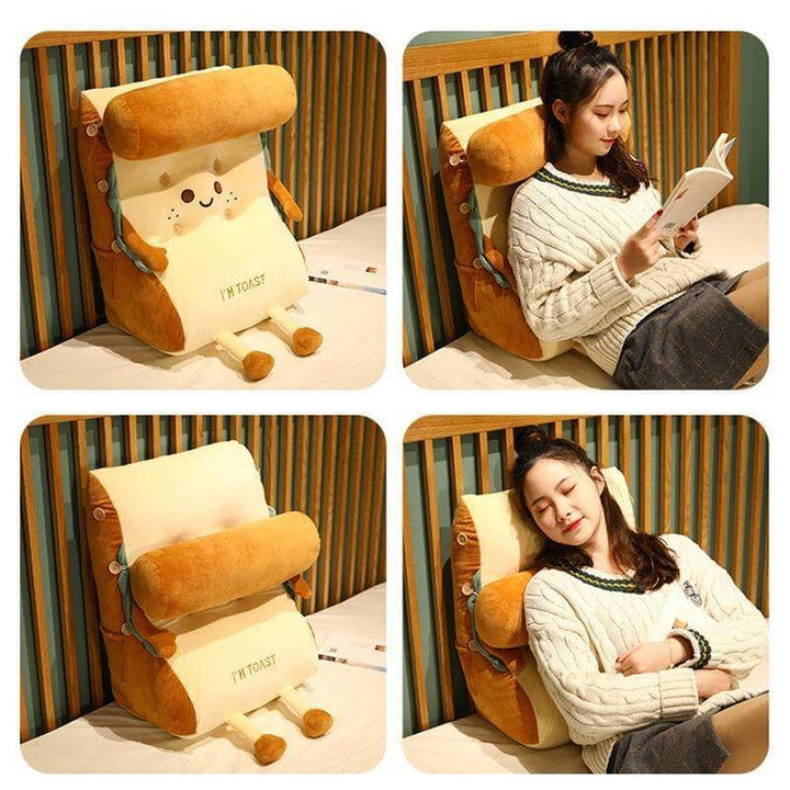 Lisslune | I AM TOAST Cute Bedside Comfy Washable Pillow