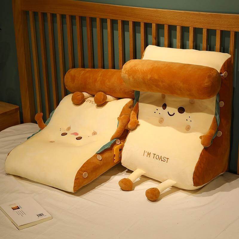 Lisslune | I AM TOAST Cute Bedside Comfy Washable Pillow