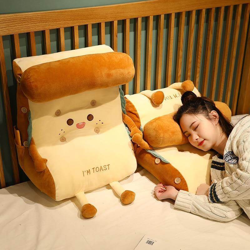 Lisslune | I AM TOAST Cute Bedside Comfy Washable Pillow