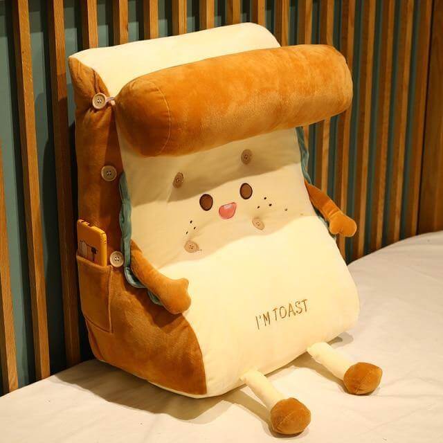 Lisslune | I AM TOAST Cute Bedside Comfy Washable Pillow