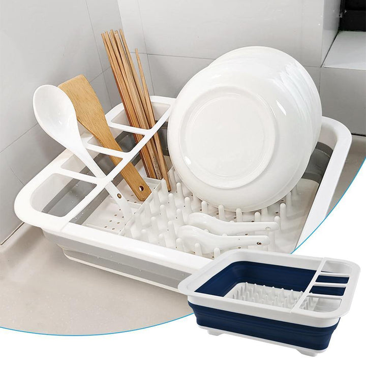 Lisslune | Foldable Kitchen Dish Drying Rack with Drainer