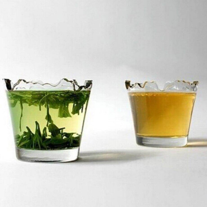 Lisslune | 2pcs Irregular Stylish Glass