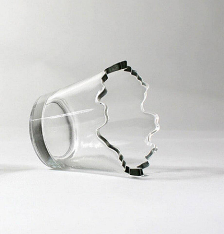 Lisslune | 2pcs Irregular Stylish Glass