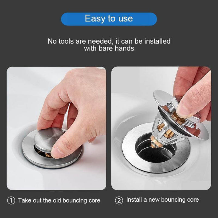 Lisslune | Universal Pop-Up Sink Drain Filter Plug