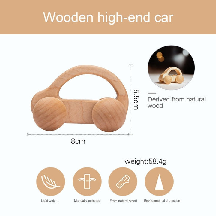 Lisslune | Nordic Style Minimal Wooden Car