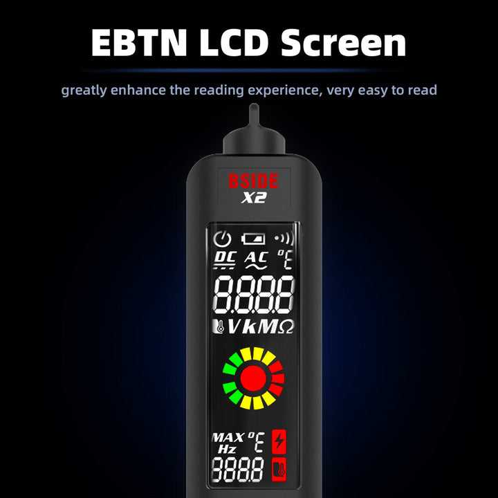 Lisslune | LCD Result Display Voltage Tester Thermometer