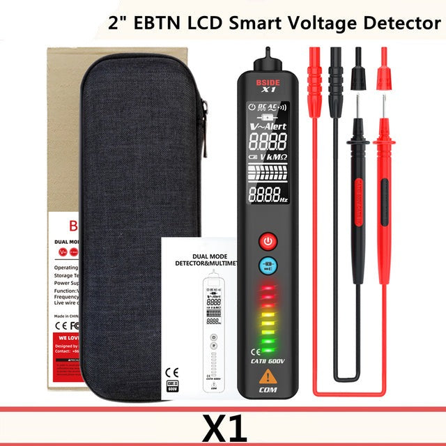 Lisslune | LCD Result Display Voltage Tester Thermometer