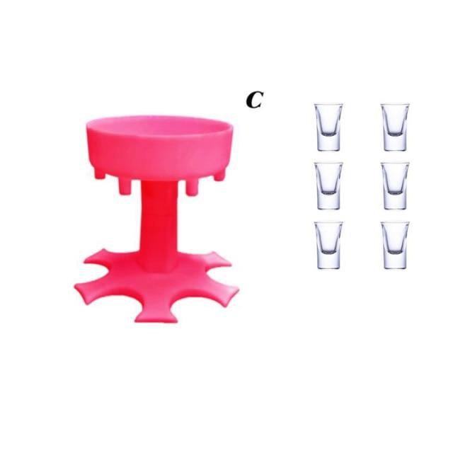 Lisslune | 6-Shot Portable Party Time Fun Drink Dispenser