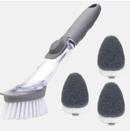 Lisslune | 2in1 Liquid Dispenser Dish Washing Brush