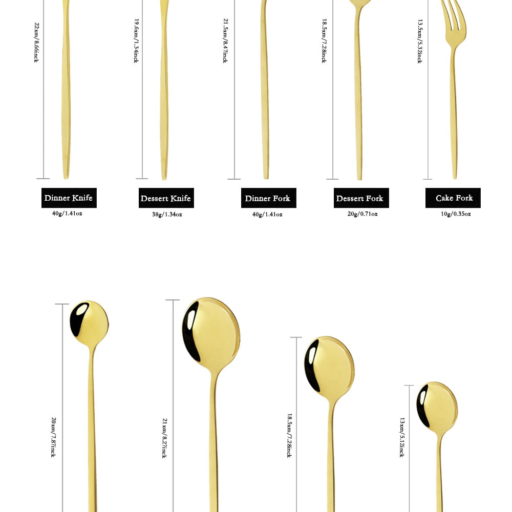 Lisslune | 24-piece cutlery set