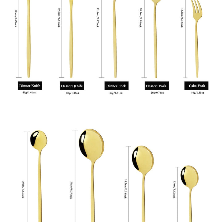 Lisslune | 24-piece cutlery set