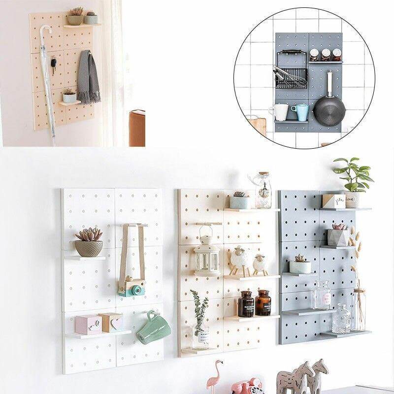 Lisslune | DIY Wall-Mounted Hanging Board Shelf