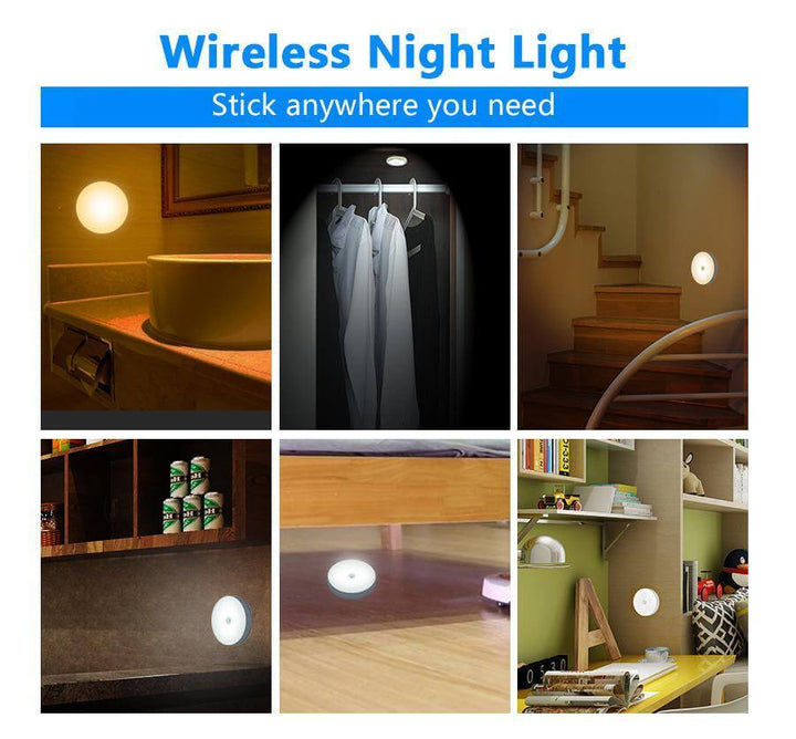 Lisslune | Rechargeable Motion Sensor LED USB Night Light