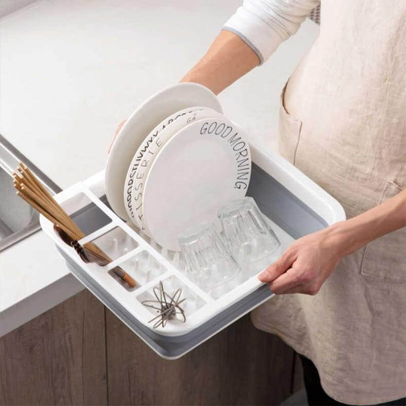 Lisslune | Foldable Easy Dish Drying Rack