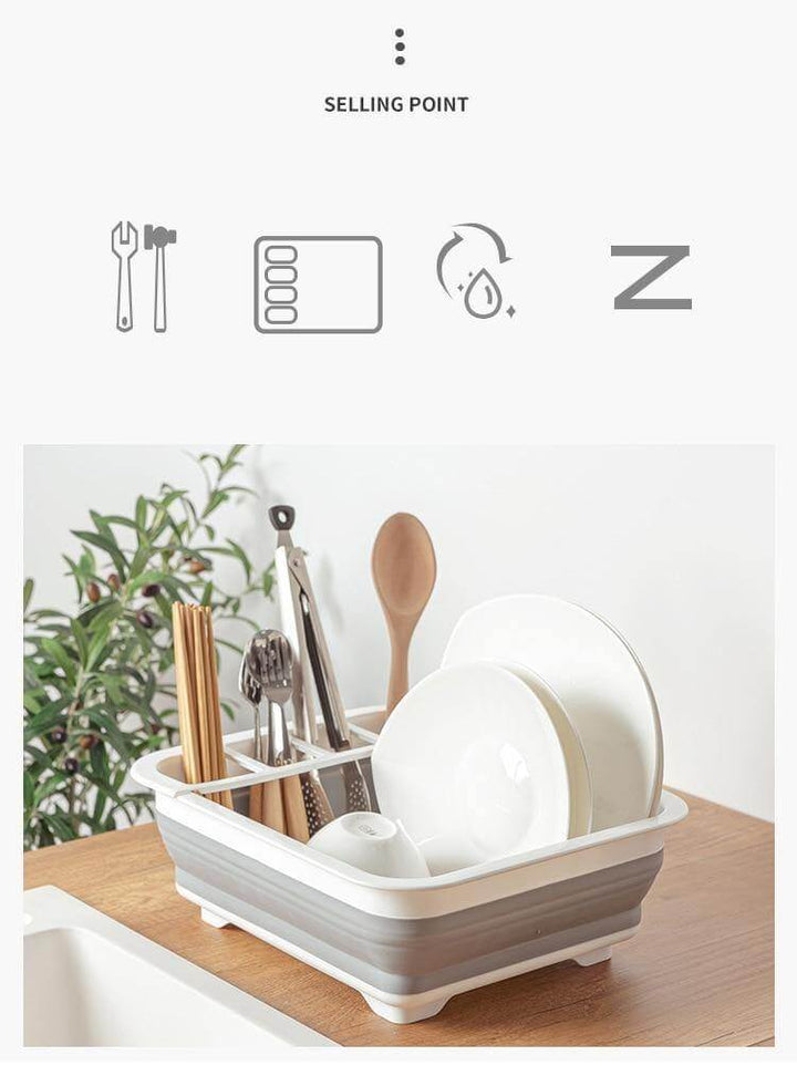 Lisslune | Foldable Easy Dish Drying Rack