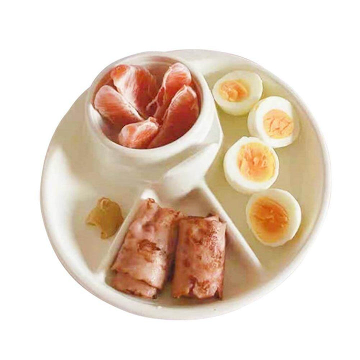 Lisslune | Portion Control Divided Food Plate