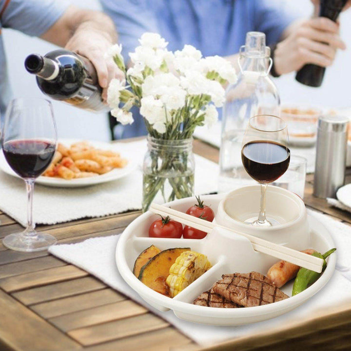 Lisslune | Portion Control Divided Food Plate