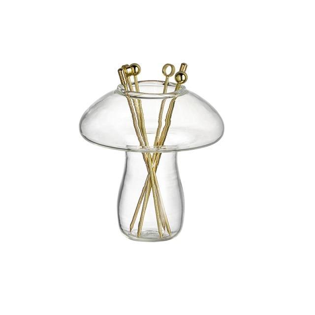 Lisslune | Elegant Stainless Steel Fruit Fork Jar