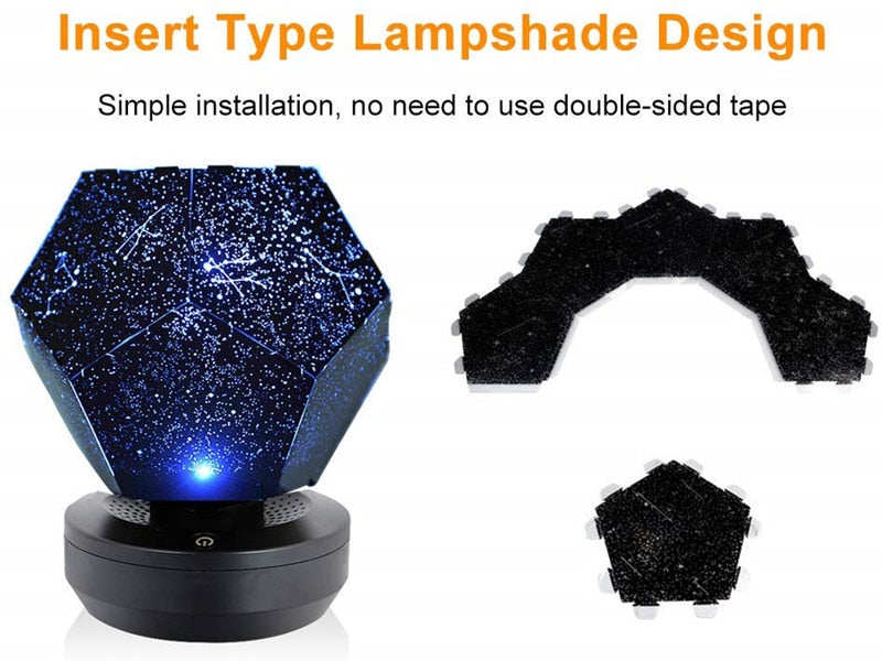 Lisslune | Planetarium Galaxy Night Light Projector