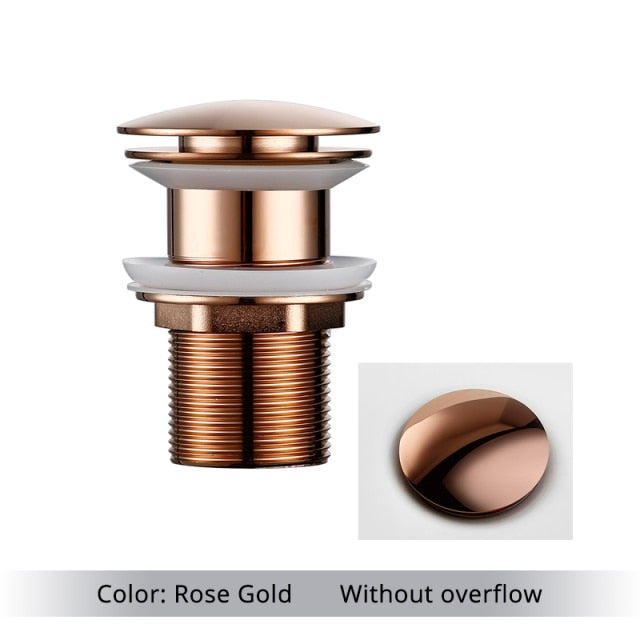Lisslune | Polished brass sink drains