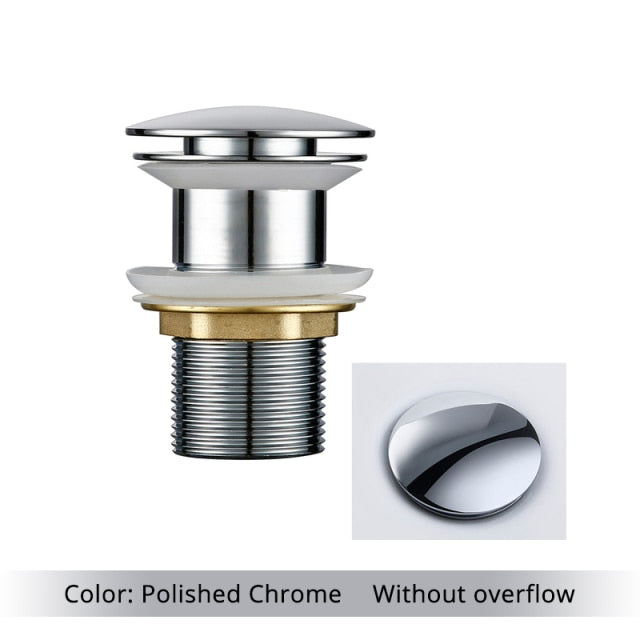 Lisslune | Polished brass sink drains