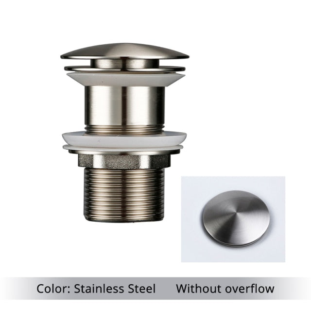 Lisslune | Polished brass sink drains