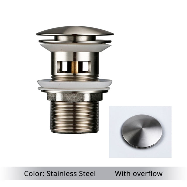 Lisslune | Polished brass sink drains
