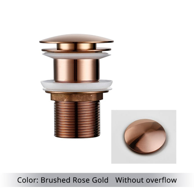 Lisslune | Polished brass sink drains