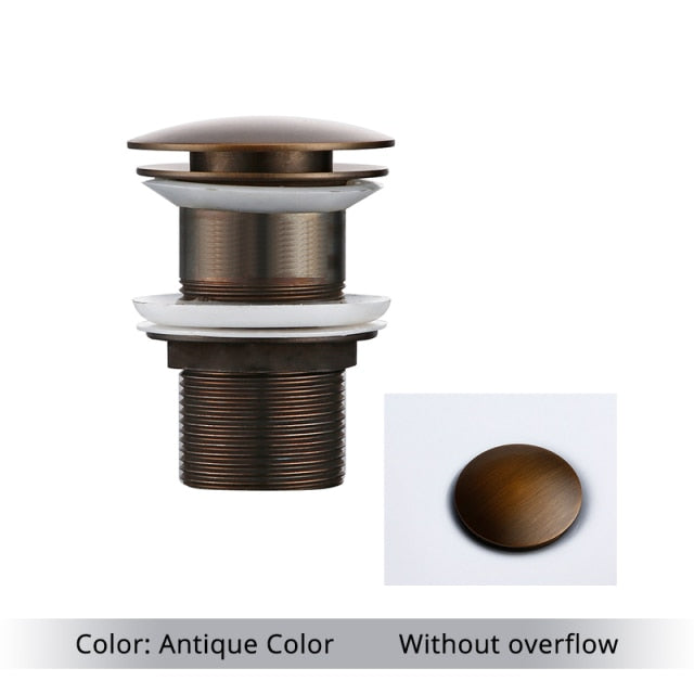 Lisslune | Polished brass sink drains