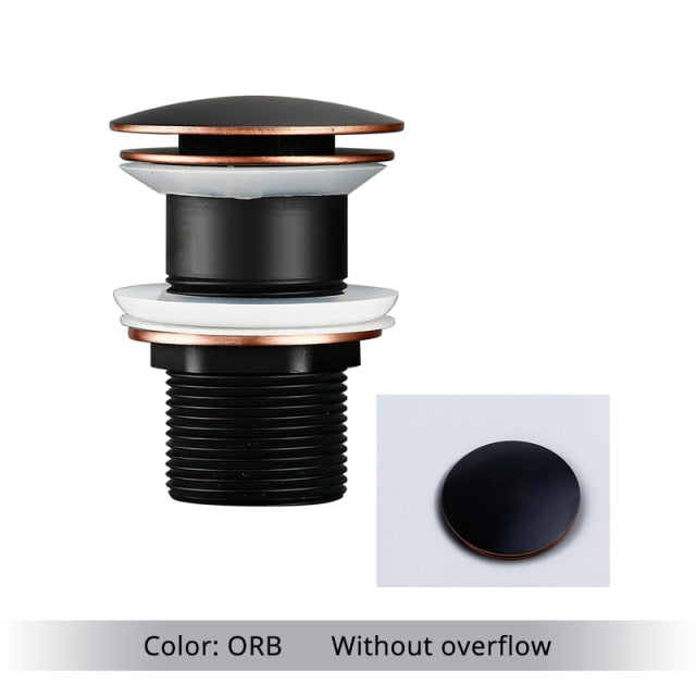 Lisslune | Polished brass sink drains