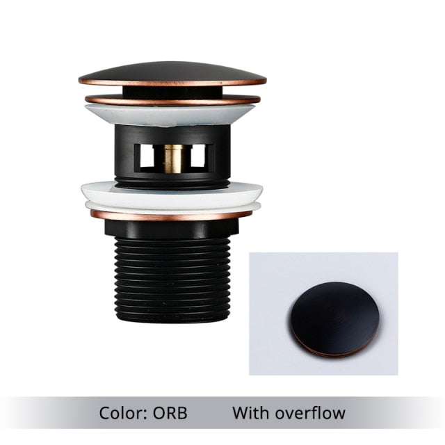 Lisslune | Polished brass sink drains