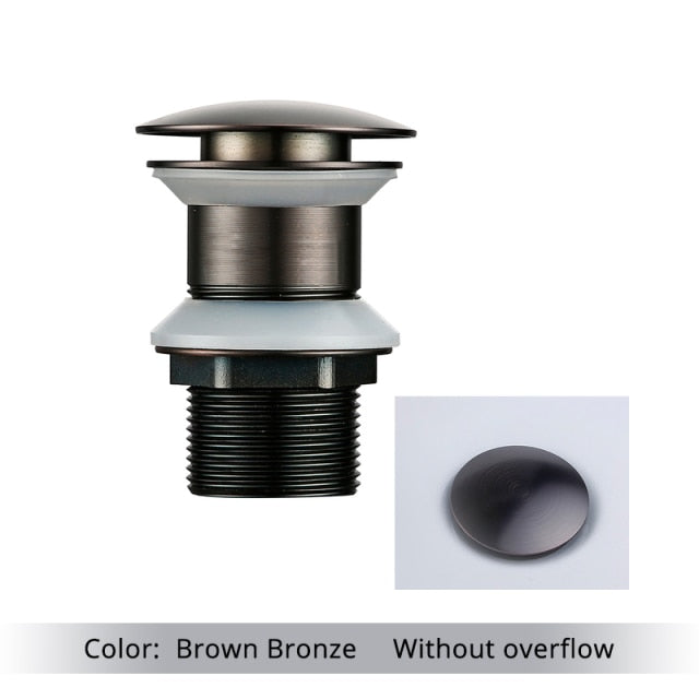 Lisslune | Polished brass sink drains