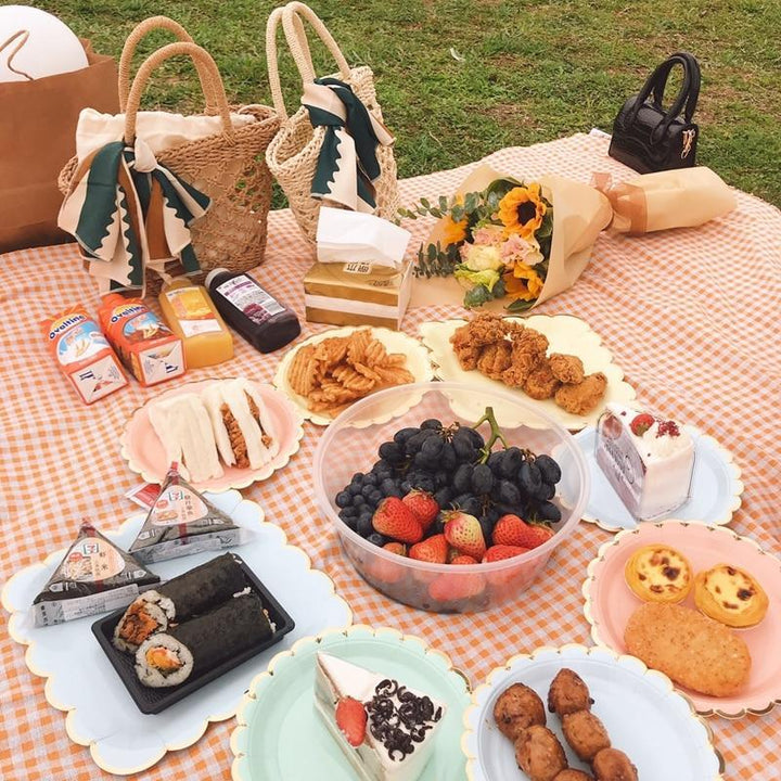 Lisslune | Clementine Gingham Picnic Blanket