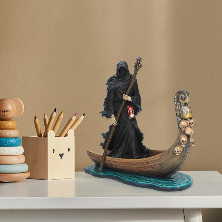 Lisslune | Scary Man Boat Resin Figurine Home Decor