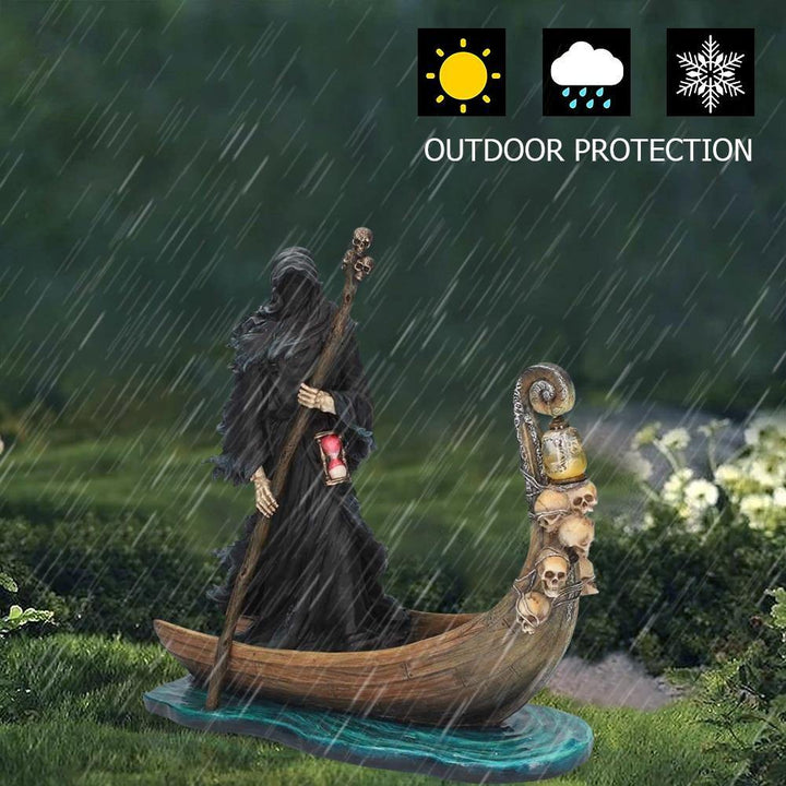 Lisslune | Scary Man Boat Resin Figurine Home Decor