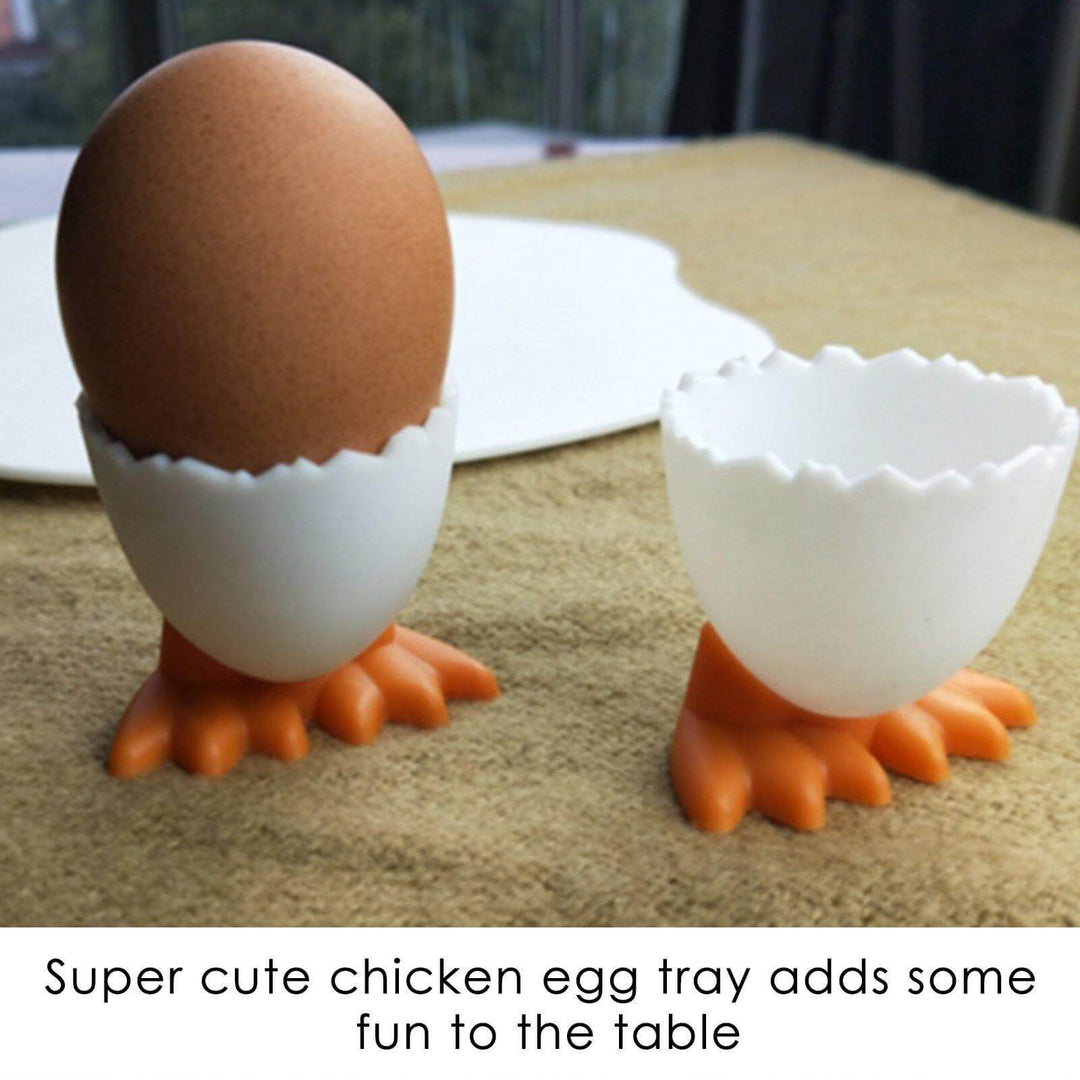 Lisslune | 4Pcs Creative Chicken Egg Holder