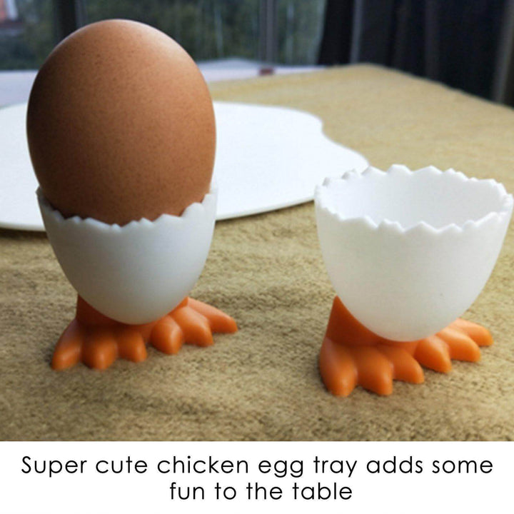 Lisslune | 4Pcs Creative Chicken Egg Holder